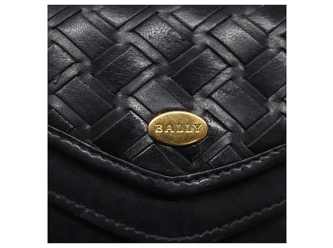 Borsa a Spalla BALLY in Pelle Nera Auth BA857 Nero - vista 17