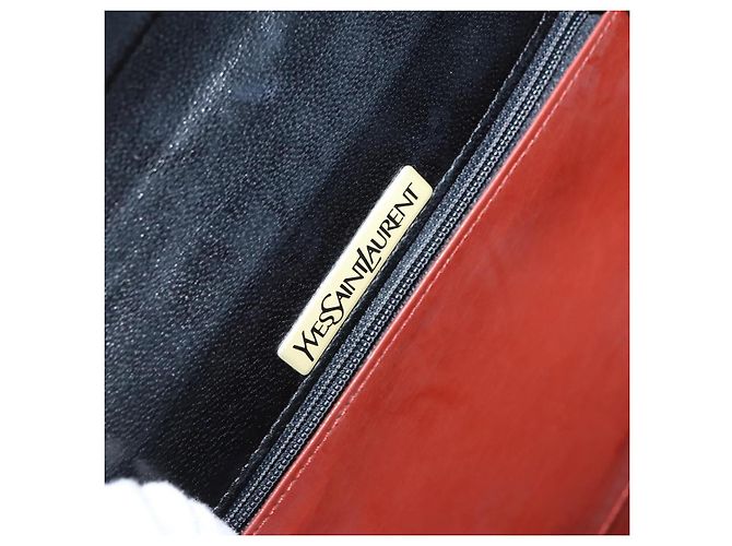 Saint Laurent Borsa a spalla in pelle goffrata nera Auth sw162 Nero - vista 11