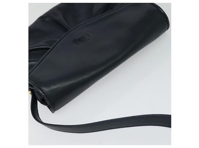 Gucci Borsa a spalla in pelle blu navy Auth BA849 - vista 6