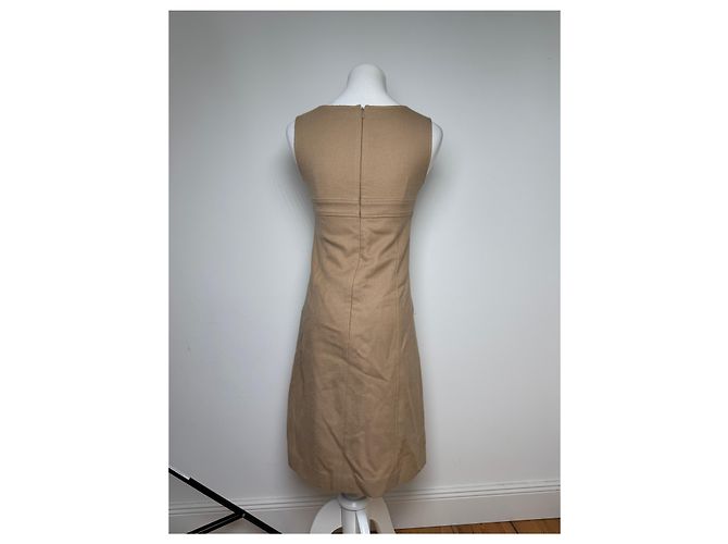 Vintage Courreges Wollkleid 38/M Braun - Ansicht 2