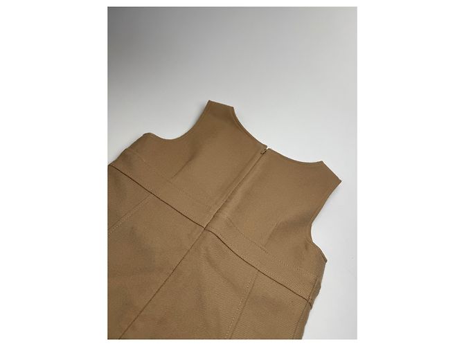 Vintage Courreges Wollkleid 38/M Braun - Ansicht 5