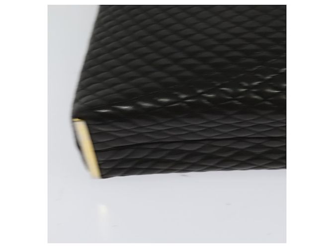 BALLY Gepolsterte Schultertasche aus Leder Dunkelbraun Auth sw159 - Ansicht 15