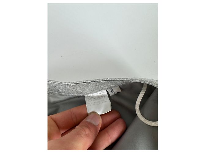Vintage Courreges weite silberne Hosen - Ansicht 11