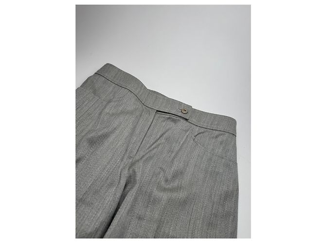 Vintage Courreges weite silberne Hosen - Ansicht 13