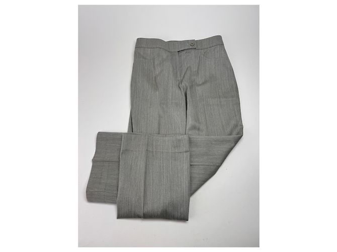 Vintage Courreges weite silberne Hosen - Ansicht 14