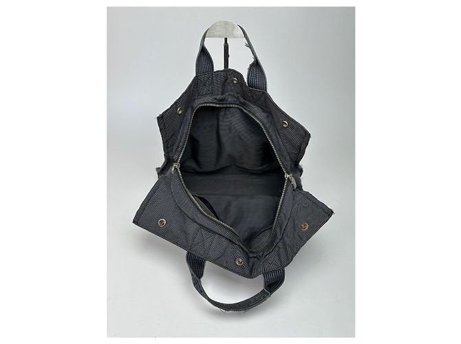 Vintage Hermès Tasche anthrazit schwarz - Ansicht 8