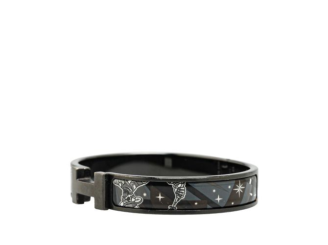 Hermès Bracciale con motivo teschio Hermes Click HH T4 Nero - vista 2