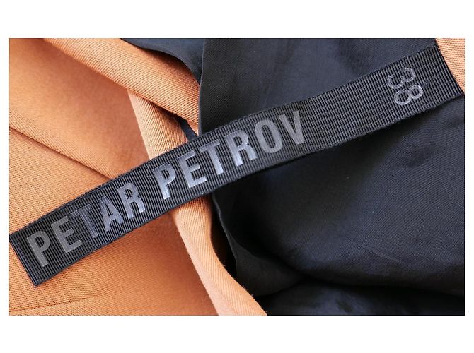 Petar Petrov Resort 2020 Brick Orange Oversized Blazer Jacket - view 8
