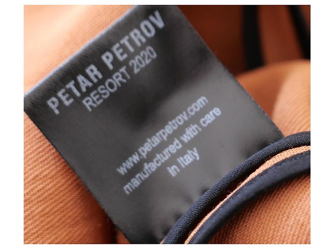 Petar Petrov Resort 2020 Brick Orange Oversized Blazer Jacket - view 9