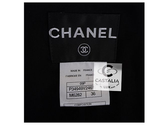 Chanel Neue CC Camellias Tweedjacke mit Schleifen 36 FR Mehrfarben - Ansicht 12