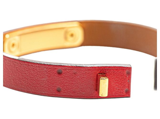 Hermès Bracciale charm T2 Hermes Asdukur Rosso D'oro - vista 5