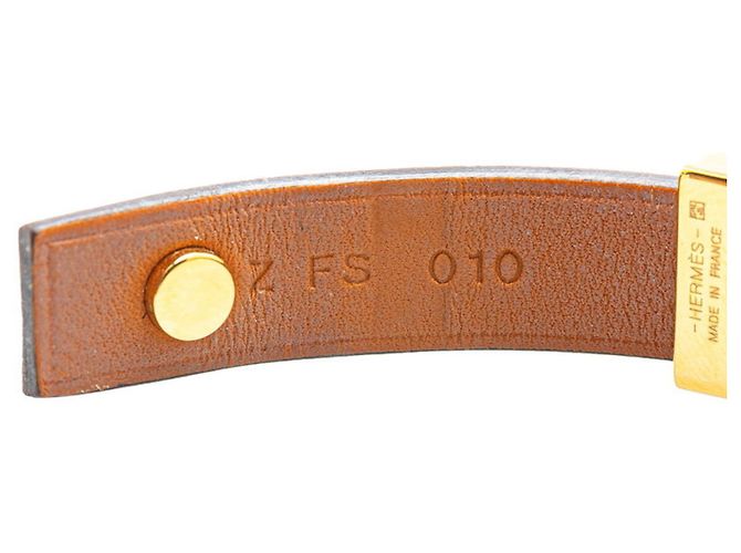 Hermès Bracciale charm T2 Hermes Asdukur Rosso D'oro - vista 7
