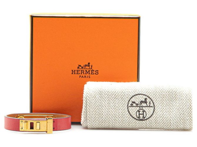 Hermès Bracciale charm T2 Hermes Asdukur Rosso D'oro - vista 9