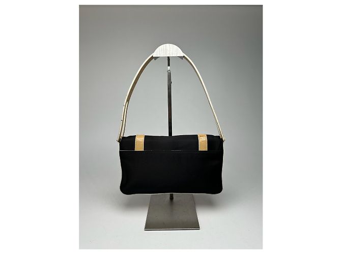 Vintage Givenchy 4G Leder Tasche schwarz braun - Ansicht 2