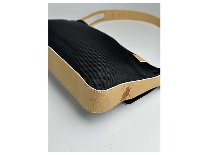 Vintage Givenchy 4G Leder Tasche schwarz braun - Ansicht 9
