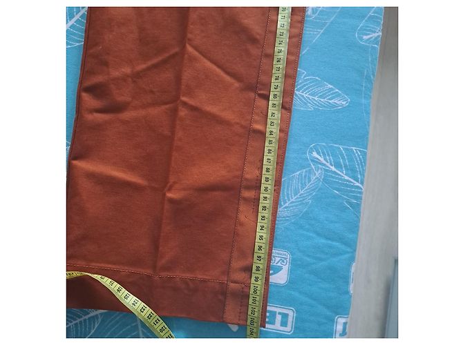 Pantalones Tommy Hilfiger de algodón Terracota Caramelo - vista 10