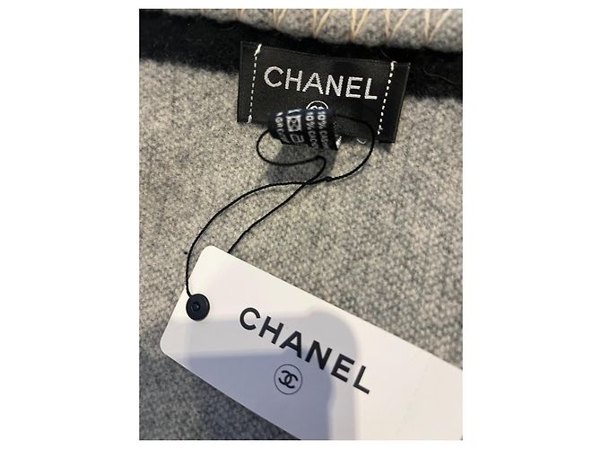 Chanel Plaid Grigio Nero, Nuovo - vista 9