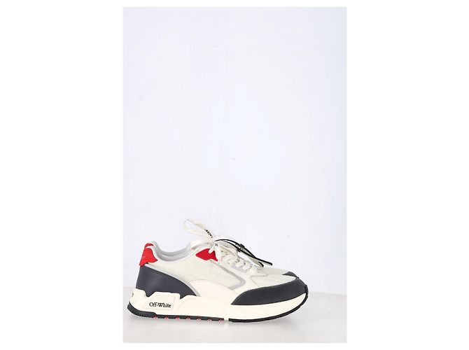Off White Baskets Off-White Kick-Off en blanc et matériaux mixtes - vue 11