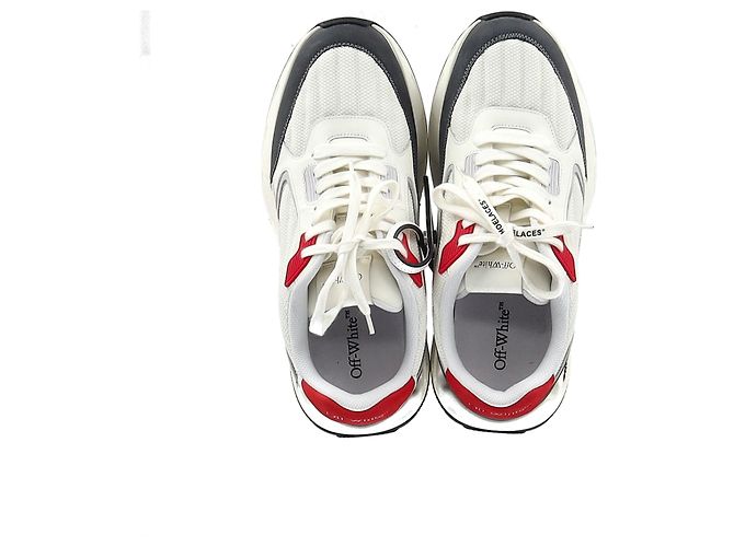 Off White Baskets Off-White Kick-Off en blanc et matériaux mixtes - vue 13