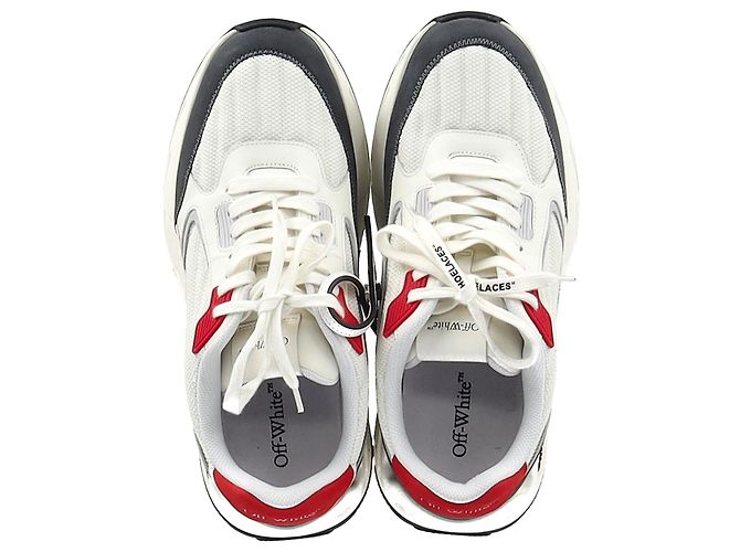 Off White Baskets Off-White Kick-Off en blanc et matériaux mixtes - vue 3