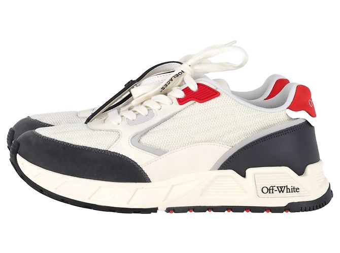 Off White Baskets Off-White Kick-Off en blanc et matériaux mixtes - vue 4