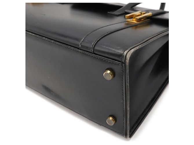 Hermès Borsa Hermes Drag 30 in pelle box calf Nero - vista 3