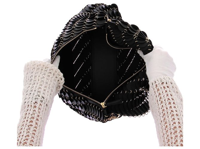PACO RABANNE Borse T. Pelle Nero - vista 6
