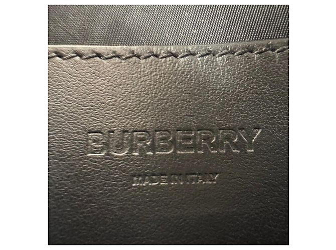 Borsa a spalla argento metallico Burberry - vista 12