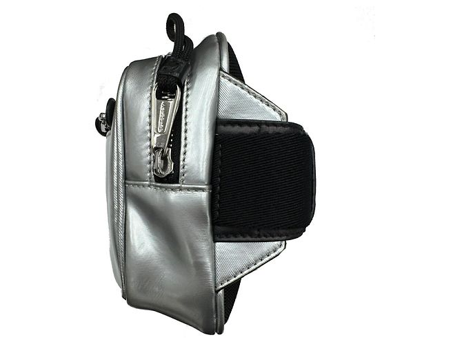 Borsa a spalla argento metallico Burberry - vista 8