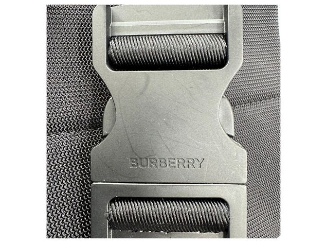 Borsa a spalla argento metallico Burberry - vista 9