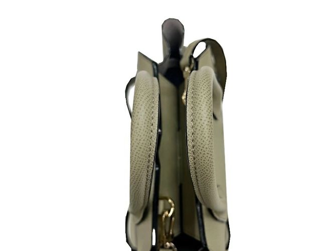 Borsa Valextra Milano Mini in Verde Tundra - vista 10