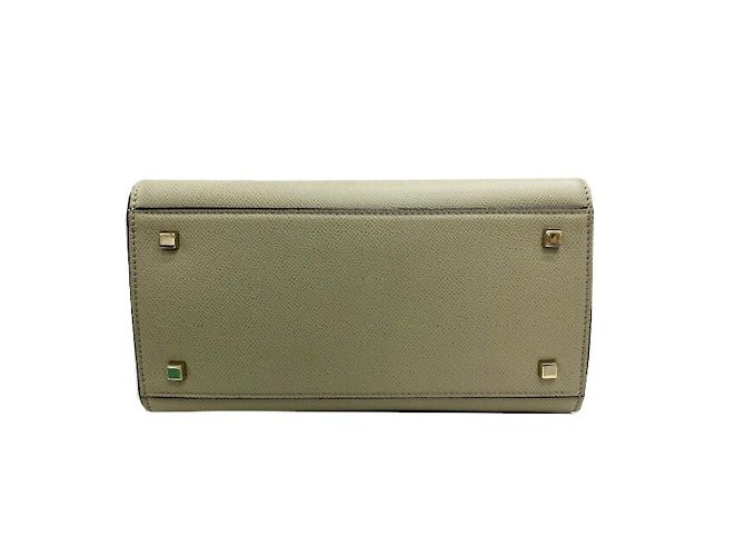 Borsa Valextra Milano Mini in Verde Tundra - vista 5