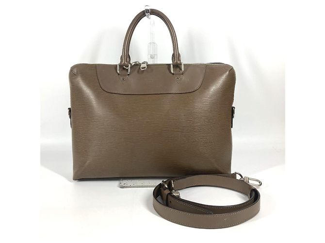 Epi Dokumententasche Tag Louis Vuitton Braun Taupe - Ansicht 17