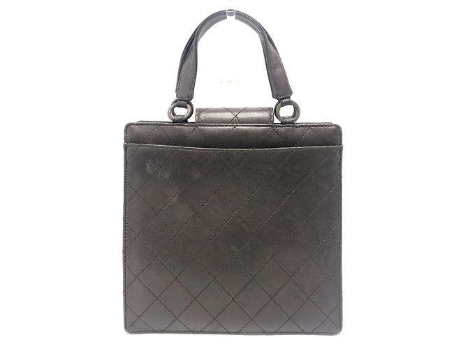 Borsa a mano Chanel Matelassé Turnlock Marrone - vista 2