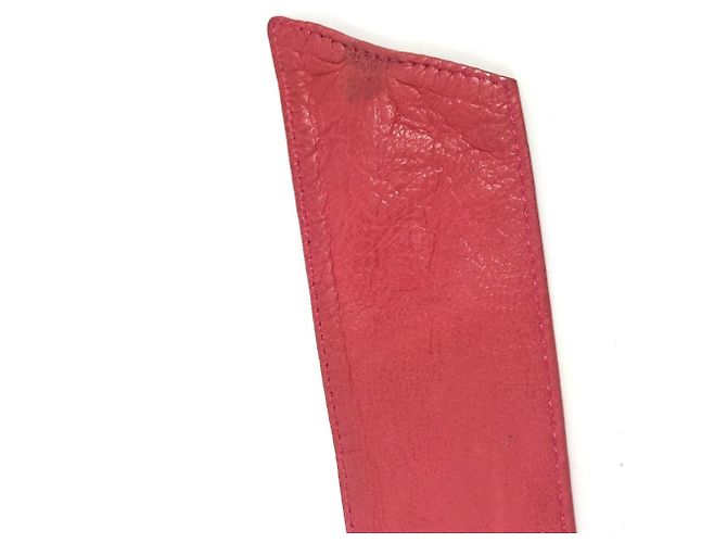 Cintura in catena di monete vintage Chanel Rosa Giallo - vista 12