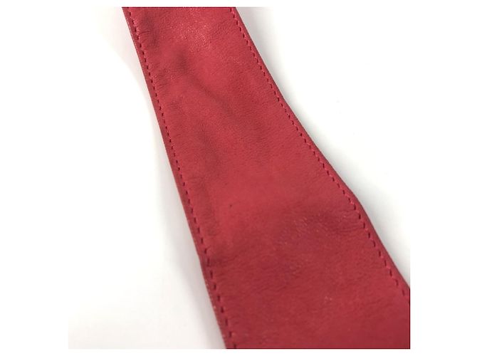 Cintura in catena di monete vintage Chanel Rosa Giallo - vista 8
