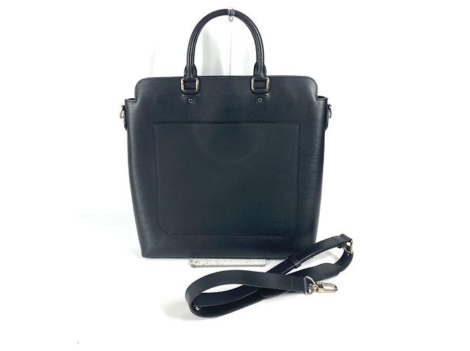 Louis Vuitton Epi Brooks Tote Bag Schwarz - Ansicht 17