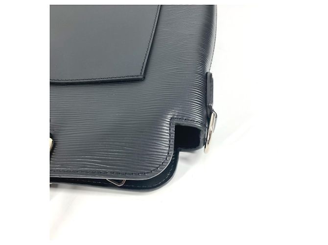 Louis Vuitton Epi Brooks Tote Bag Schwarz - Ansicht 8