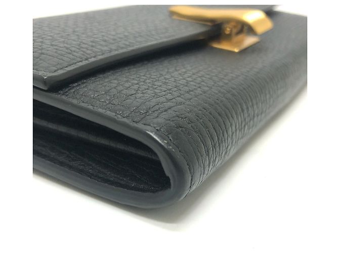Cartera larga bi-fold Palmellato de Bottega Veneta Negro - vista 13