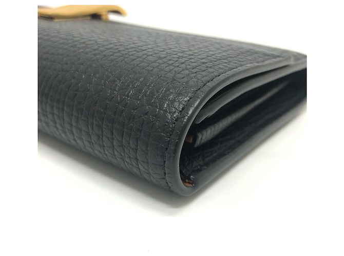 Cartera larga bi-fold Palmellato de Bottega Veneta Negro - vista 14