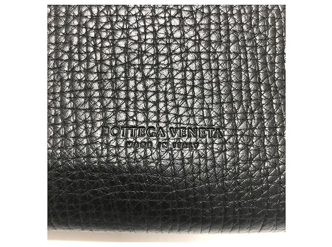 Cartera larga bi-fold Palmellato de Bottega Veneta Negro - vista 16