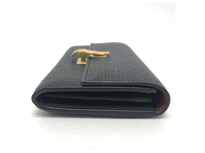 Cartera larga bi-fold Palmellato de Bottega Veneta Negro - vista 3