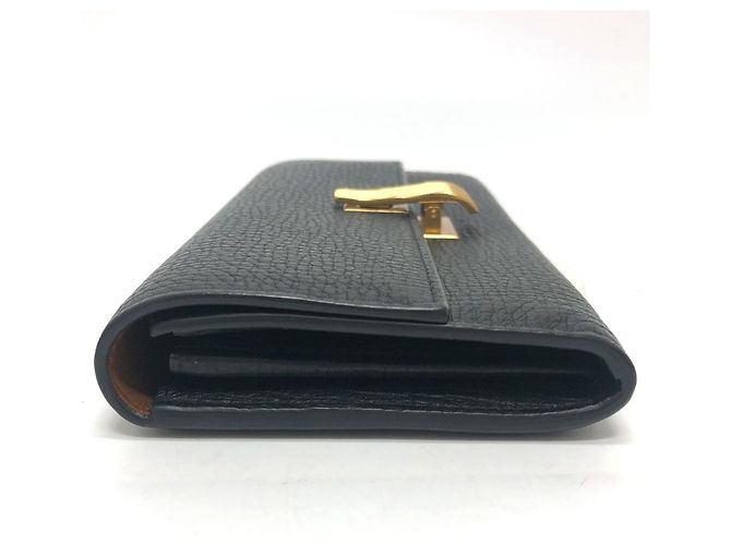 Cartera larga bi-fold Palmellato de Bottega Veneta Negro - vista 4