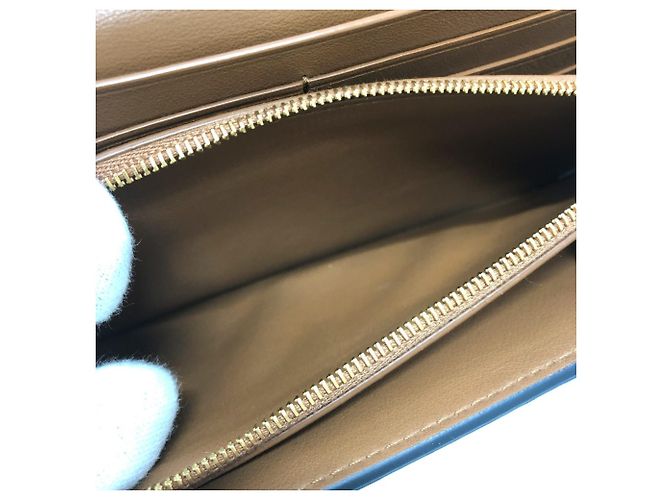 Cartera larga bi-fold Palmellato de Bottega Veneta Negro - vista 8
