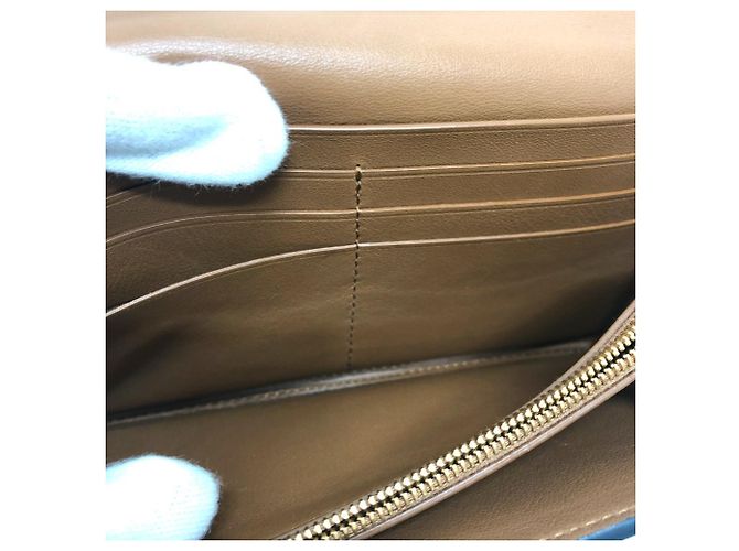 Cartera larga bi-fold Palmellato de Bottega Veneta Negro - vista 9