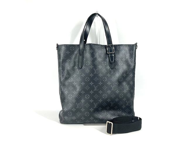Bolso Tote Apollo Monogram Eclipse Louis Vuitton Negro Monograma - vista 3