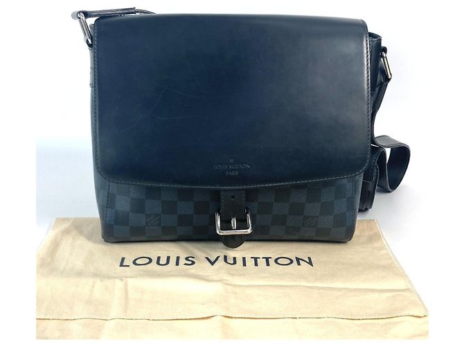 Pochette Messenger PM Newport Damier Cobalt Louis Vuitton Blu navy - vista 14
