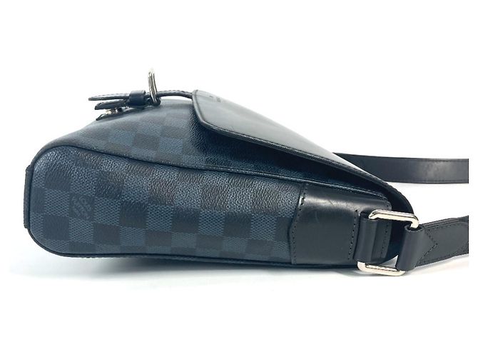 Pochette Messenger PM Newport Damier Cobalt Louis Vuitton Blu navy - vista 3