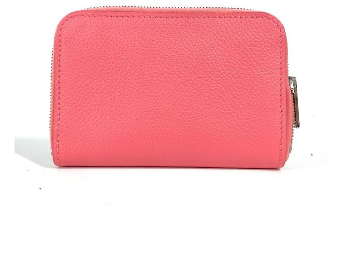 Hermès Monedero de cuero rosa Hermes - vista 2