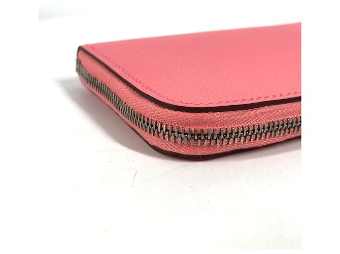 Hermès Monedero de cuero rosa Hermes - vista 5